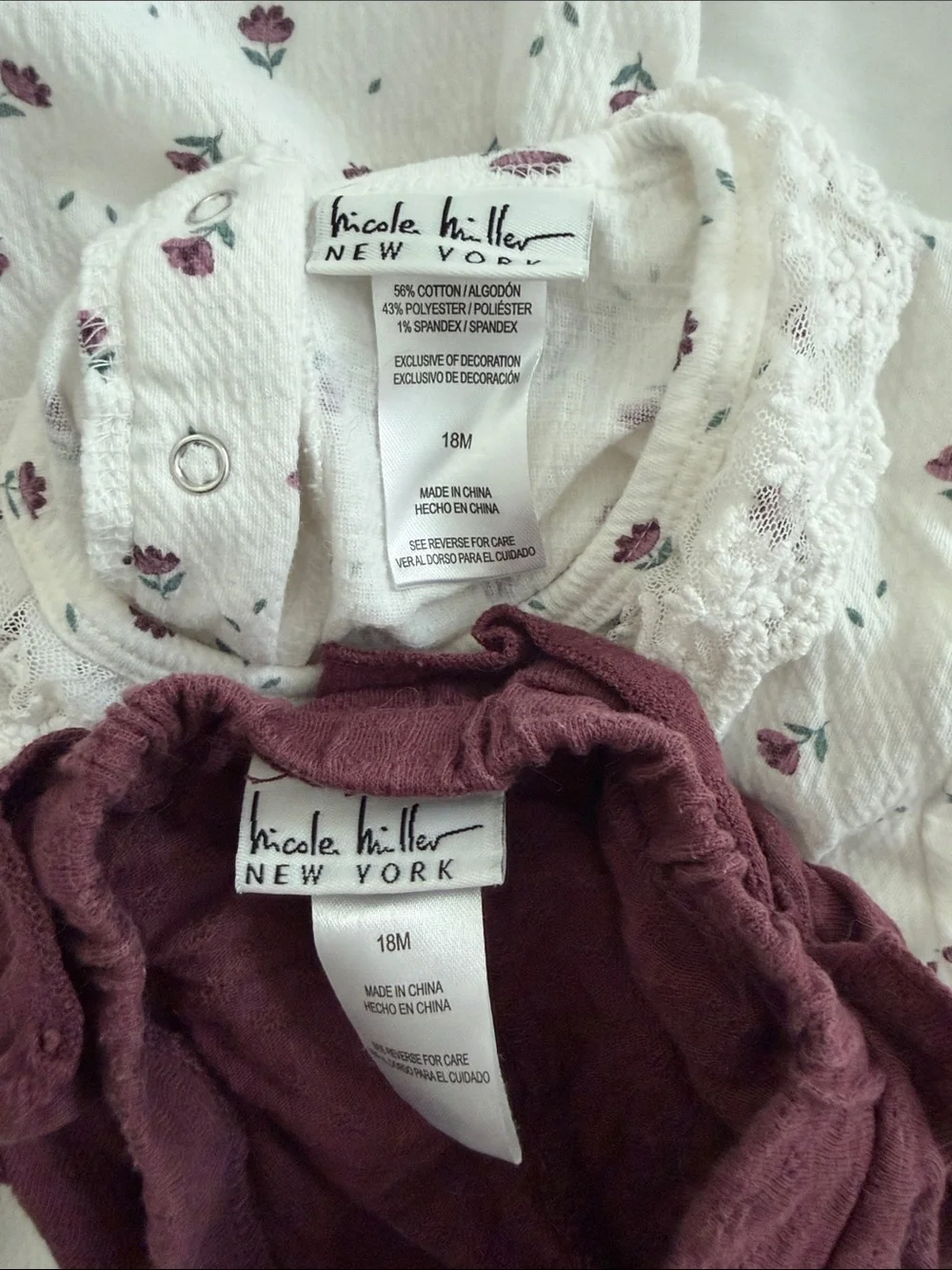 Nicole Miller baby Girls' outfit size 12-18months